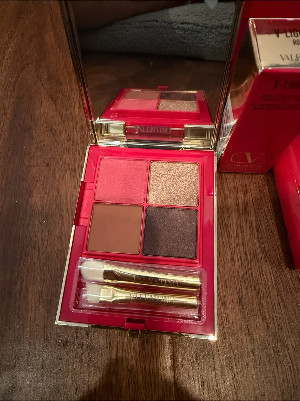 Valentino Color-Flip Pink Eyeshadow Palette & Lip Duo